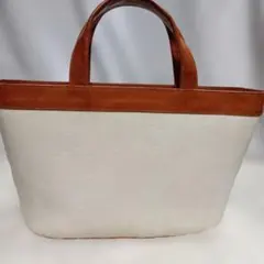 イタリア製✨BURBERRY バーバリーキャンバスレザートートバッグノ