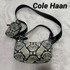 美品✨Cole Haanコールハーン　レディース2wayショルダーバッグロゴ入り