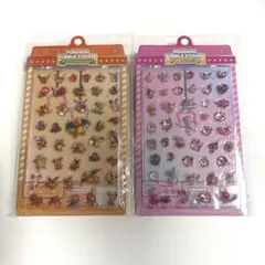 ポケモン　バブルステッカー　オレンジ・ピンクセット　新品未開封