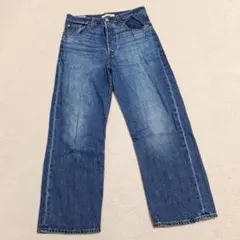 極美品 リーバイス リブケージ ストレート アンクル【L】W30 デニムパンツのサムネイル
