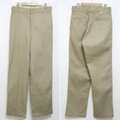 80s W32 L34 DICKIES ワークパンツ 874 チビタグ USA製