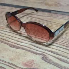 Christian Dior ブラウンラウンドサングラス