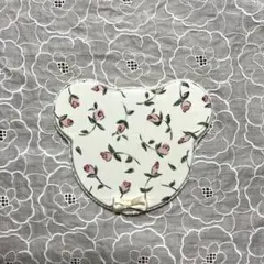 ①リバティ　くまさんコースター　 　ハンドメイド