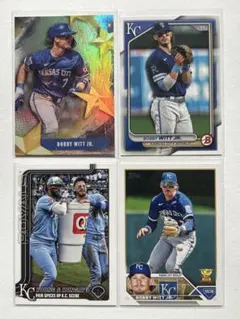ボビー・ウィット・ジュニア 4枚セット Topps カンザスシティ・ロイヤルズ
