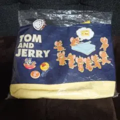 トム&ジェリー　スウェットトートバッグ　缶バッジ3個付き