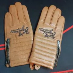 春夏用に✨Harley-Davidson レザーグローブ ブラウン XS