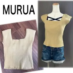 MURUA♡デザインノースリーブトップス
