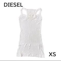 【DIESEL】ロングタンクトップ オフホワイト XS シースルー レディースのサムネイル