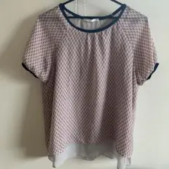 【美品】URBAN RESEARCH DOORS 半袖ブラウス ピンク系