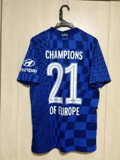 新品未使用　21/22 　 CL優勝記念ユニフォームchelsea FC 21/22 チェルシー CL優勝記念ユニフォームchelsea FC