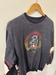 カステルバジャック　トレーナー スウェット　nature trail ネイビー