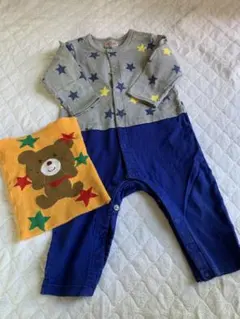 ミキハウス ロンパース 80cm 腹巻