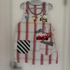 Disney Cars エプロン レッド チェック柄のサムネイル