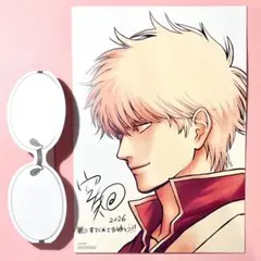 銀魂 吉原大炎上 特典 4弾 イラストボード 応援上映 眼鏡 坂田銀時 新八