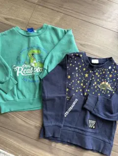 男の子トレーナー2点セット売り　110