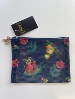 ハイジ　メッシュポーチS(一番小さいサイズ)ネイビー