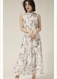 ウエストシャーリングワンピース