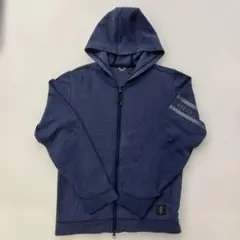 adidas golf アディダス アディクロス フルジップパーカー 紺 S