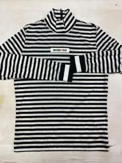 archivio ストライプ タートルネック 長袖