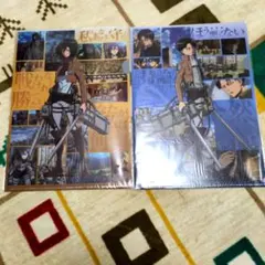 進撃の巨人　コンビニコラボ　A4クリアファイル3枚セット