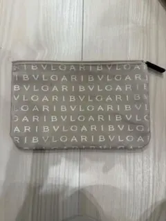 BVLGARI ロゴマニア ポーチ ベージュ