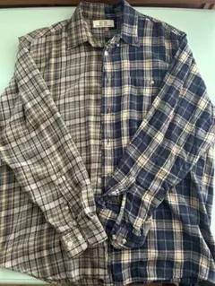 チェックシャツ 古着