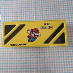 スーパーマリオ ソフト収納ケース 黄色 ファミコン