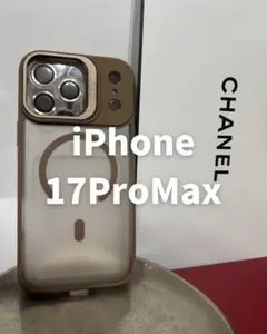 iPhone17ProMax用ケース　ブラック　MagSafe　レンズ保護