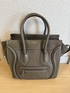 CÉLINE ラゲージマイクロ ハンドバッグ トートバッグ 旧ロゴ