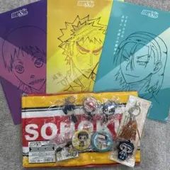 弱虫ペダル  総北 箱学 ファイル キーホルダー タオルまとめ売り