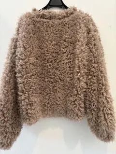 日曜限定値下げ‼️新品‼️今期大人気‼️プードルニット‼️Mサイズ ふわふわ‼️