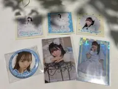 きゅーすと　一番くじ　梅田みゆ　ステッカー　缶バッジ　セット　くじ券おまけ
