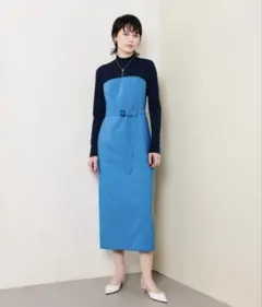 アルアバイル リネンライクオックスフロントタックシャツワンピース