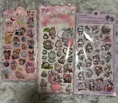 ラブブ他　シール 6パックセット