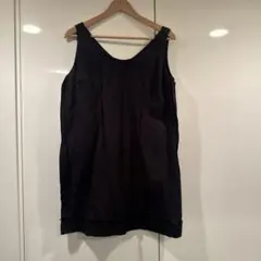 MM6 Maison Margiela ノースリーブワンピース&チュニック黒