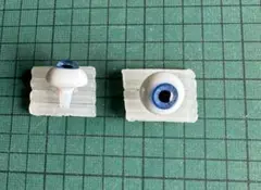 英国HCG社のペーパーウエイトグラスアイ／20mm ／ダークブルー