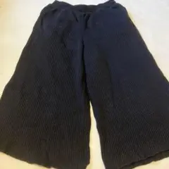 GU ブラック ワイドパンツ Lサイズ