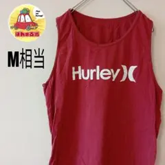 USA古着 Hurley タンクトップ　M相当　小豆ホワイトのサムネイル