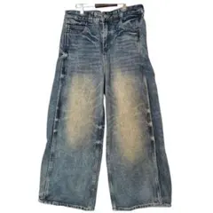 ワイドレッグパンツ デニム