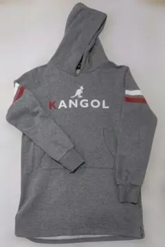 KANGOL KIDS 子供用160㎝ グレー パーカー フード、ポケット付き