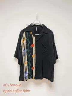 【m's braque】キュプラ100% アシンメトリーシャツ 40 日本製のサムネイル