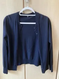 UNIQLO ネイビー 長袖カーディガン