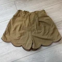 【美品】BREEZE 水陸両用スカラップパンツ ショート丈