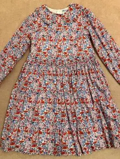 jacadi フラワープリントセレモニーワンピース 10A 8A 新品 jacadi フラワープリントセレモニーワンピース 10A 8A 新品