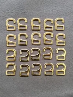 バックル用　ひっかけ金具のみ　20個セット　内径8mm