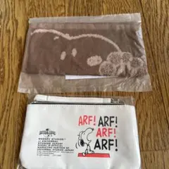 スヌーピー ポーチ タオルハンカチ
