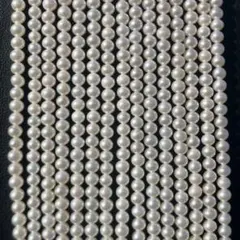 ✨粒揃い！AAAAランク✨ 【厳選照り】3-3.5mm 天然ベビーパール連