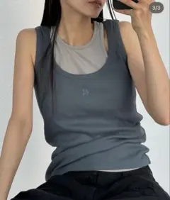 KnuthMarf 2piece layered logo tank top新品のサムネイル