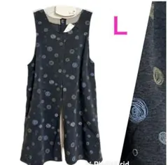 ☆ 新品　タグ付　裏起毛　フリース　エプロン　Ｌ　サークル