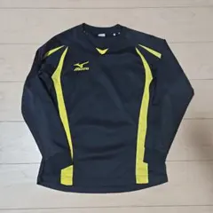 Mizuno 長袖 ウォームアップウェア Lサイズ ブラック/イエロー